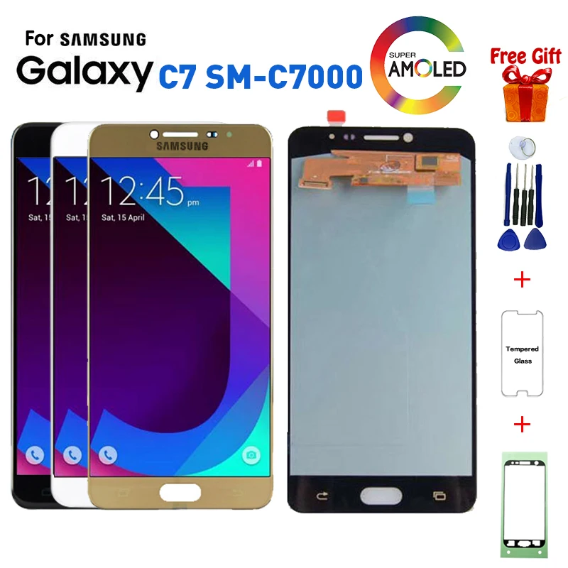 For Samsung C7 Sm-c7000 Lcd Display 