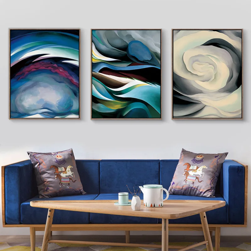 Oil Painting Art Poster Abstract Decorative Home Decoration Canvas Wall Picture Without Frame | Дом и сад