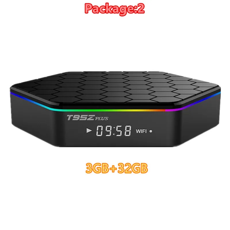 HAAYOT T95Z Plus Amlogic S912 3 ГБ 32 ГБ Восьмиядерный ТВ приставка 2,4G/5G wifi Bluetooth 4,0 4K H.265 Android 7,1 Медиаплеер Smart Box - Цвет: 3G 32G