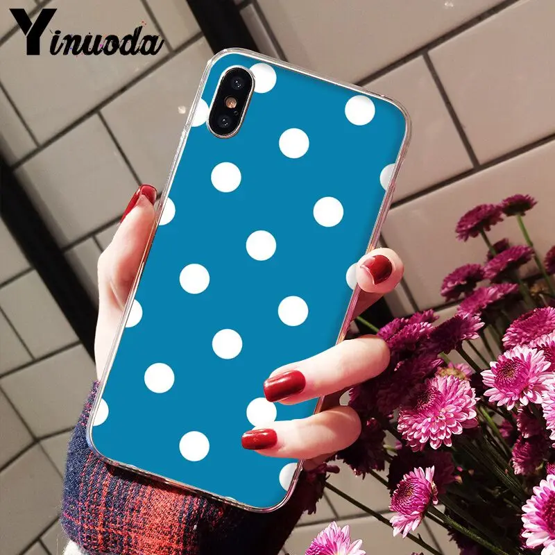 Polka dot pattern heart