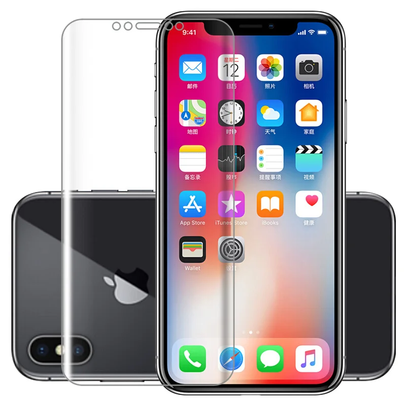 Новая защитная пленка для Iphone XS Max Защитная передней и задней панели ультратонкая