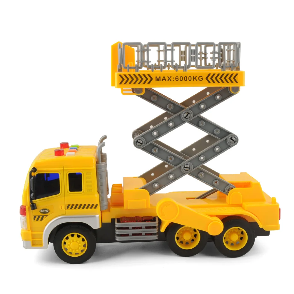 GizmoVine 1/16 инженерный Автомобиль инерционный автомобиль кран грузовик со звуком и светильник игрушки для детей oyuncak игровые наборы