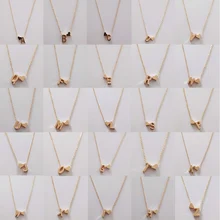 Крошечное оригинальное ожерелье изящная строчка ожерелье с надписью изящное именное имя подарок для мамы ребенка сестры