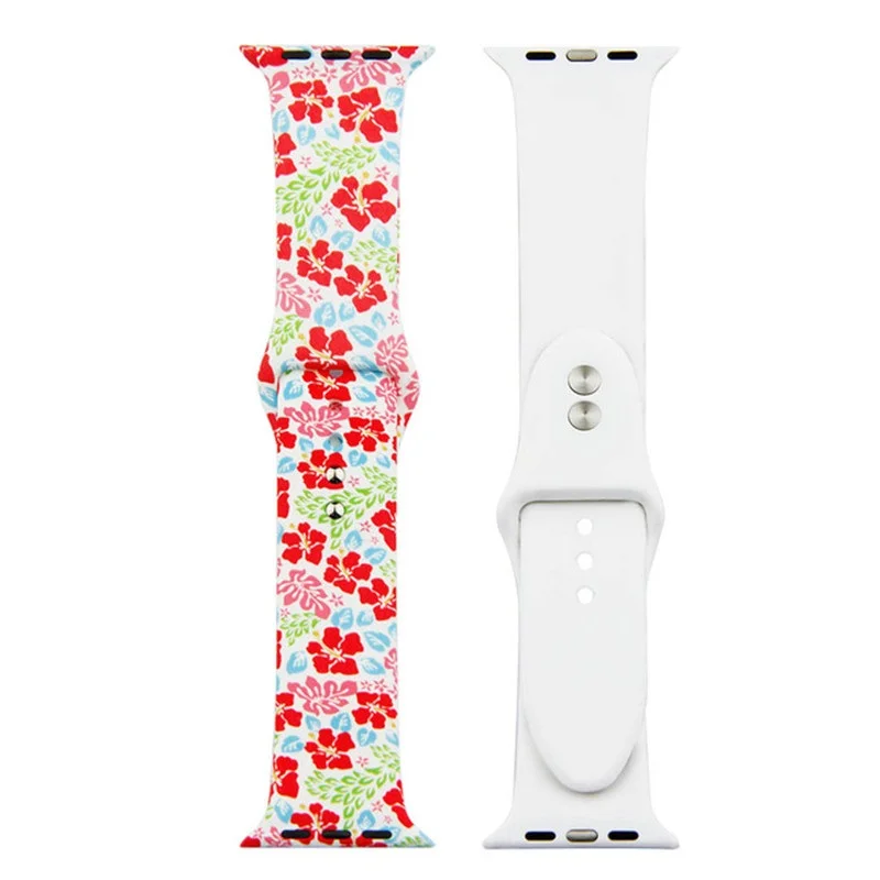 Мягкий силиконовый ремешок для спортивных часов для apple watch band 44 мм Браслет apple watch 40 мм браслет для iWatch 4 band 42 мм серия 3 2 1 38 мм