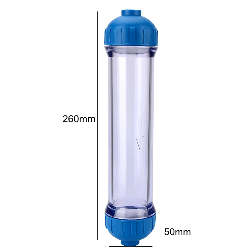 Empty T33 Filter Shell 10 Inch Inline Refillable Water Filter Cartridge With Quick Fittings Can Fill GAC Carbon KDF DI RESIN Empty T33 Filter Shell 10 Inch Inline Refillable Water Filter Cartridge With Quick Fittings Can Fill GAC Carbon KDF DI RESIN