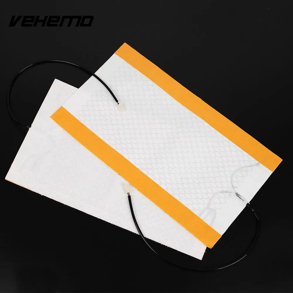 Comprar 2 piezas de fibra de carbono patrón de rejilla calefacción coche asiento cojín Universal coche estilo para Toyota 2 3 mazda CX3 VW