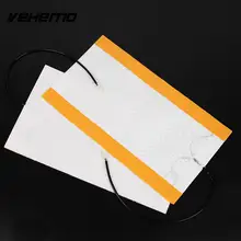 2Pcs Carbon Fiber Grid Pattern Heating Heated Auto Car Seat Cushion Universal Car-styling For Toyota Ford Focus 2 3 Mazda CX3 VW
