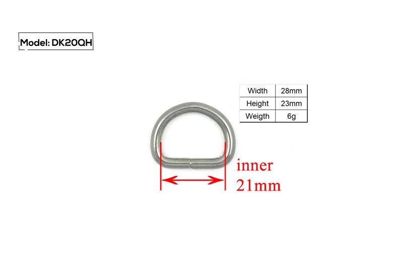 Никелированные d-кольца 25 мм лямки обвязочные сумки для одежды 30 мм Аксессуары Розничная торговля 15 мм не сварные металлические плоские Кольца 20 мм