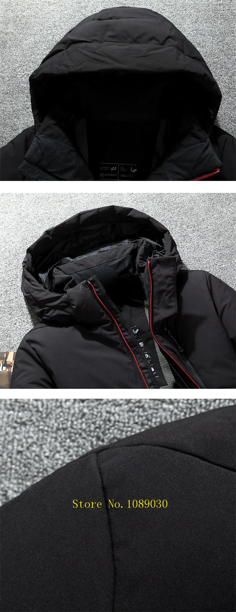 Высокое качество, мужская зимняя куртка, красный, черный, серый, толстое теплое Мужское пальто, модный дизайн, зимняя куртка на белом утином пуху для мужчин, большой размер