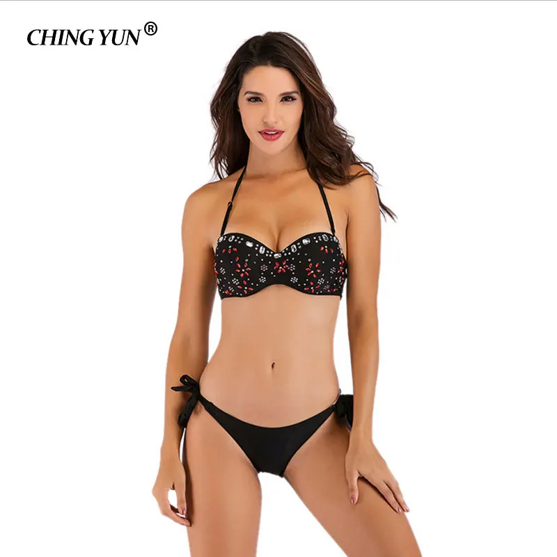 Buy 2019 Newest Sexy Bandeau Swimwear Bikini Woman
