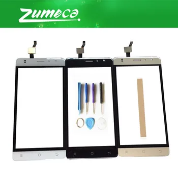 

High Quality 5.0 Inch For Timmy M23 Touch Screen Digitizer Touch Panel Lens Glass Replacement Part White Black Color + Tape&Tool