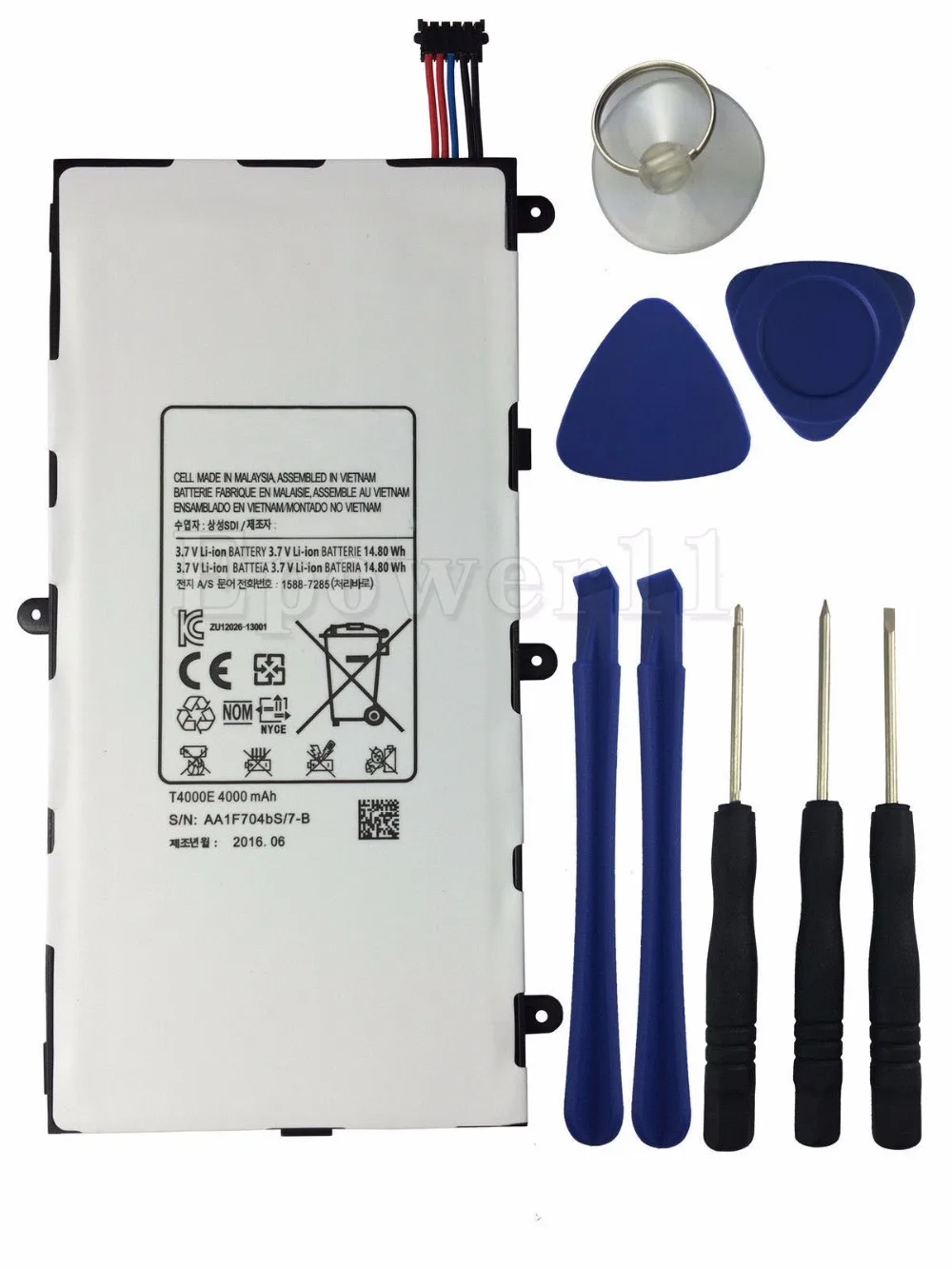 imágenes para Nueva batería original genuina para samsung galaxy tab 3 7.0 t210 t211 t4000e niños t2105 4000 mah batería + herramienta + número de pista imágenes para Nueva batería original genuina para samsung galaxy tab 3 7.0 t210 t211 t4000e niños t2105 4000 mah batería + herramienta + número de pista