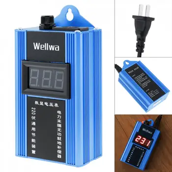 

Smart Power Saver Household Meter Electricity Saving Box with Electronic Screen Display for Family / School / Factory