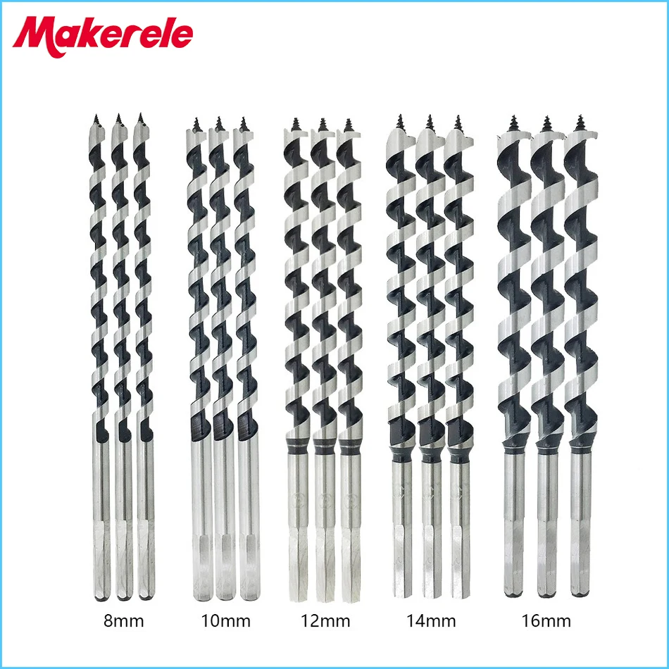 

New 15pcs/set wood bits Quality Sarbon Steel Sharp Twist Drill Bit For Electrical Drill Woodworking Tools 8/10/12/14/16mm