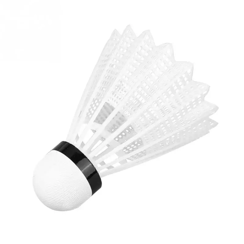 Indoor Outdoor Sports Badminton Birdies Balls Badminton Birdies,Badminton Shuttlecocks 6Pcs White PVC Badminton Training Ball with Great Stability and High Flexibility