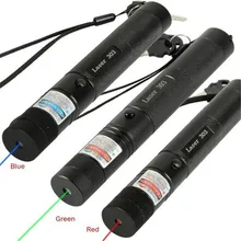 10000m High Power Blue Laser 303 Pointer Multiple Patterns Focus Green Laser Sight Adjustable Portable Hunting Red Lazer Pointer