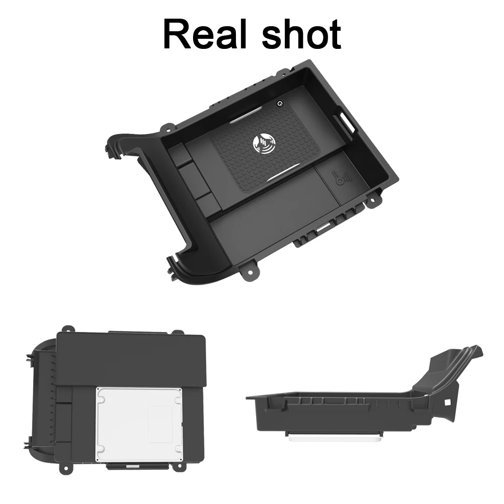 

Aotsr QI Wireless Car Charger For Audi A6 2019 Intelligent Infrared Fast Wireless Charging Phone Holder for iPhone Samsung