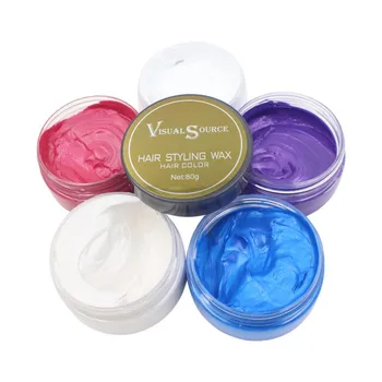 

5 Color Hair Dye Wax Hair Color One-time Molding Paste Silver Gray One-Time Hair Dye Hot Sale D2