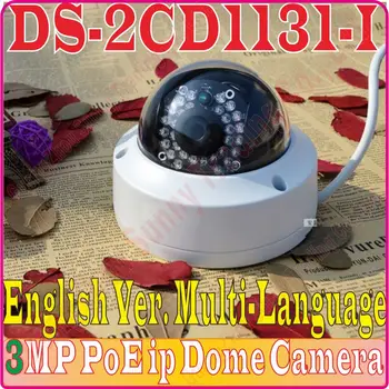 English Version Multi-Language 3.0 MP CMOS Network Dome Camera DS-2CD1131-I replace DS-2CD2135F-IS Fixed Lens IP PoE Camera
English Version Multi-Language 3.0 MP CMOS Network Dome Camera DS-2CD1131-I replace DS-2CD2135F-IS Fixed Lens IP PoE Camera