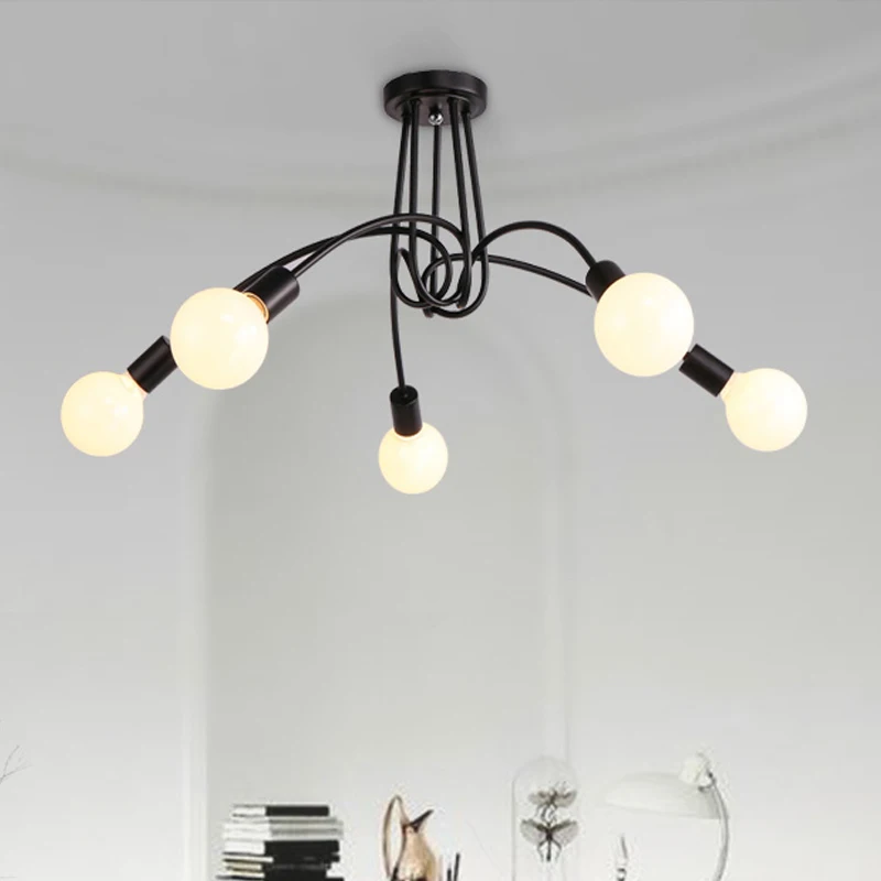

Hot Sale Fashion Design of Kids Room Lamp Dome Light 3/5 lamps Chandelier Lights for Home Decoration 3 colors Chandeliers light