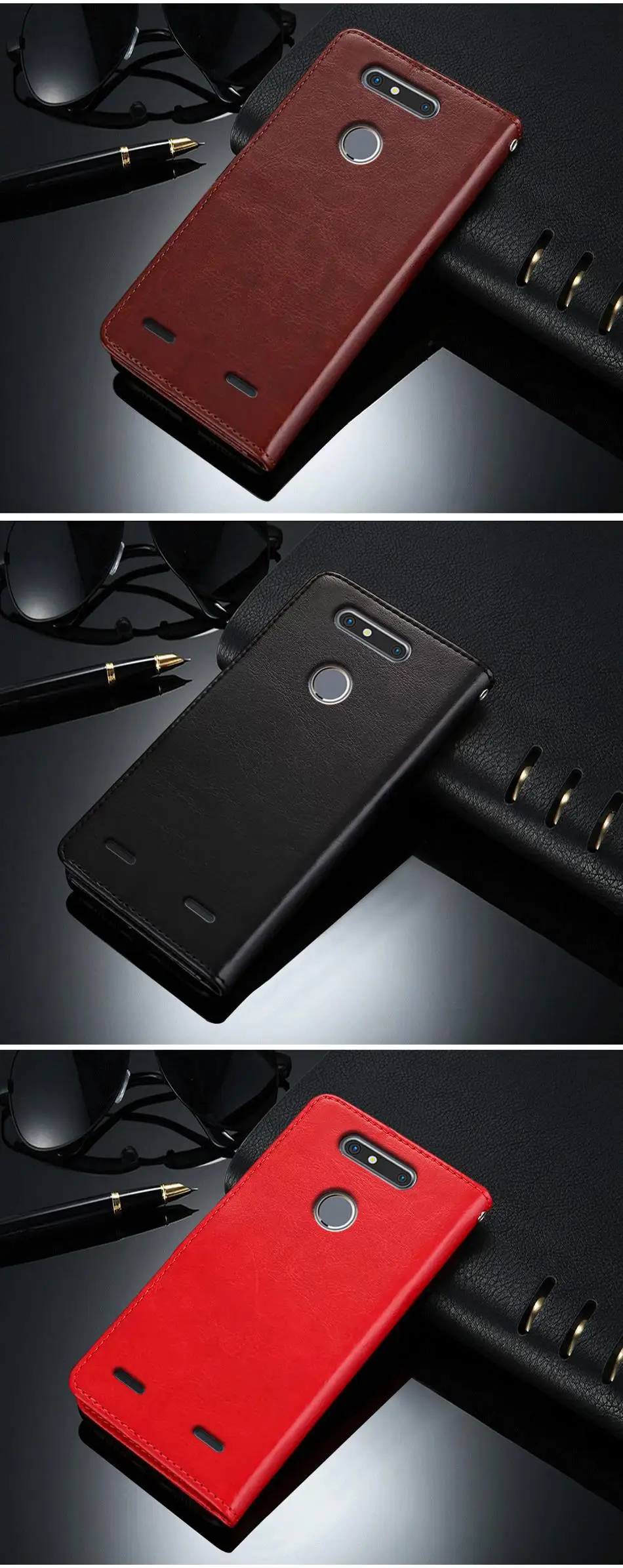 Coque для zte лезвие V8mini Роскошный чехол-портмоне из кожи с откидной крышкой чехол для Капа zte лезвие V8 V 8 мини Fundas с держатель для карт с подставкой