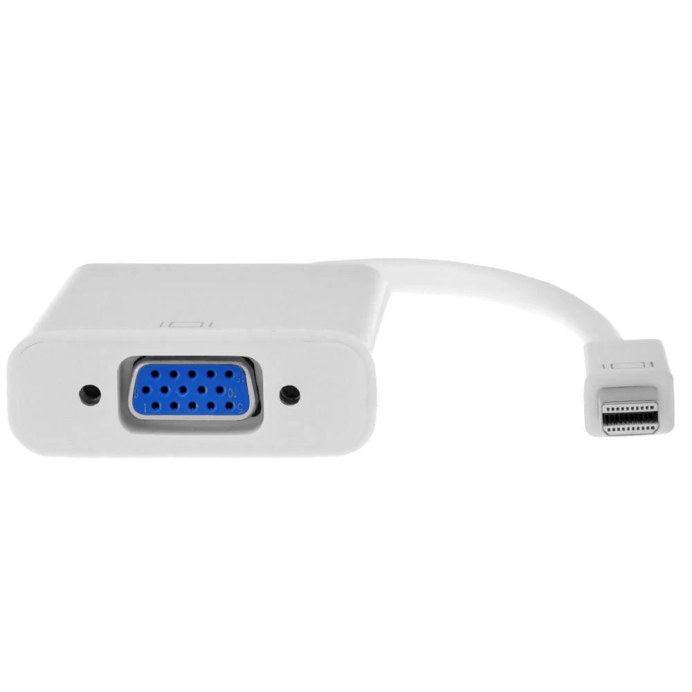Thunderbolt Port Source to VGA Female Cable for Projector Monitor