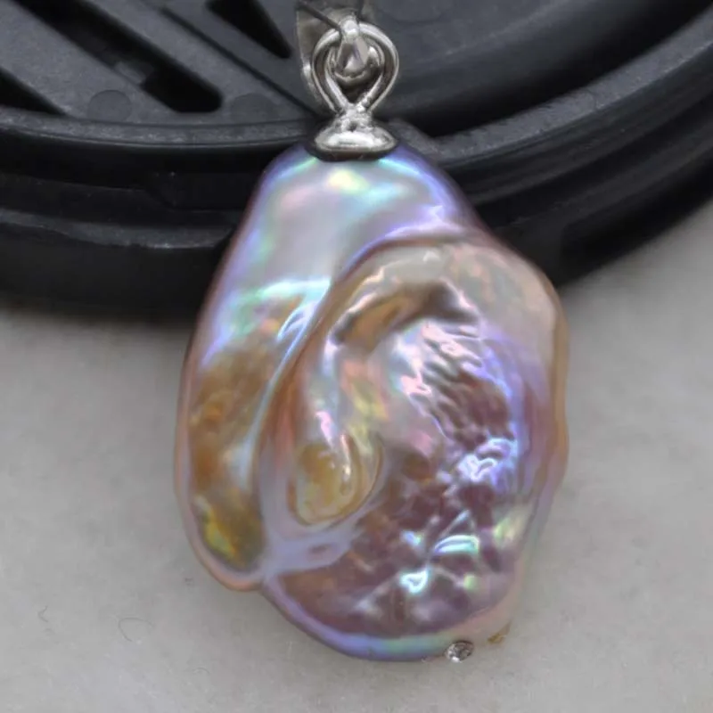 

wholesale 10pcs mix natural Baroque shape Rare Pearl Pendants s925