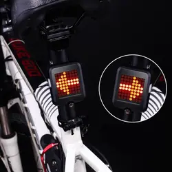 Велосипедный фонарь автоматический индикатор направления Предупреждение ющая лампа USB Безопасность Велоспорт