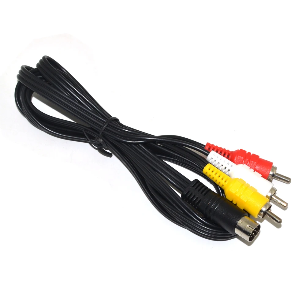 Pces para o Cabo de Sega av da Tomada do Chapeamento de Níquel de 10 Rca para ss Cabo Saturn - Image 2