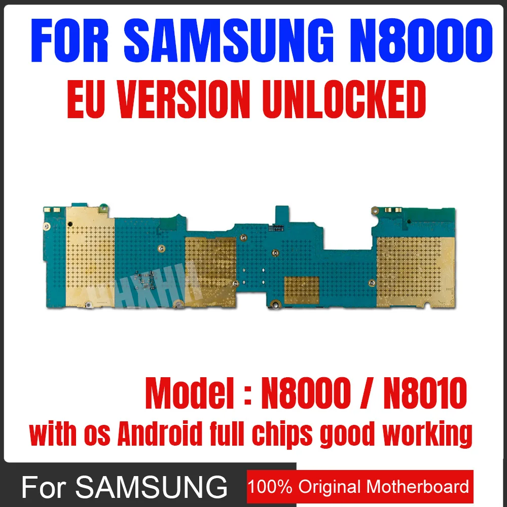 Оригинальная разблокированная материнская плата для samsung Galaxy Note 10,1 N8000 с чипами, хорошая работа