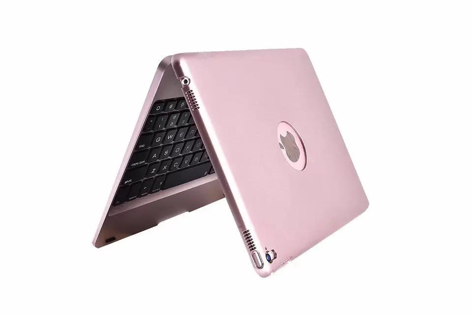 For ipad 2017 case 9.7 keyboard wireless bluetooth keyboard,ABS Plastic Folio Style Stand Protective bluetooth keyboard         1(40507)