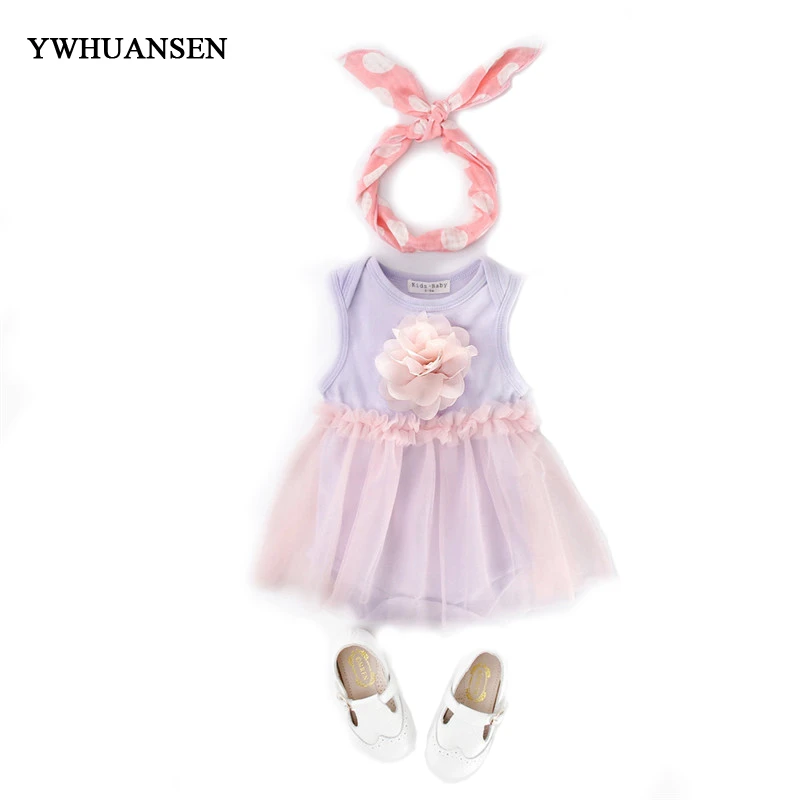 Summer Mesh Children Clothes Cotton Flower Body For Newborn Baby Girl Princess Ball Gown Bodysuits Infant Layette 2017 Summer Mesh Children Clothes Cotton Flower Body For Newborn Baby Girl Princess Ball Gown Bodysuits Infant Layette 2017