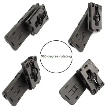 

Expandable EKA GAS Holder Case Mount Holster 360° Rotation Swivelling for Emergency