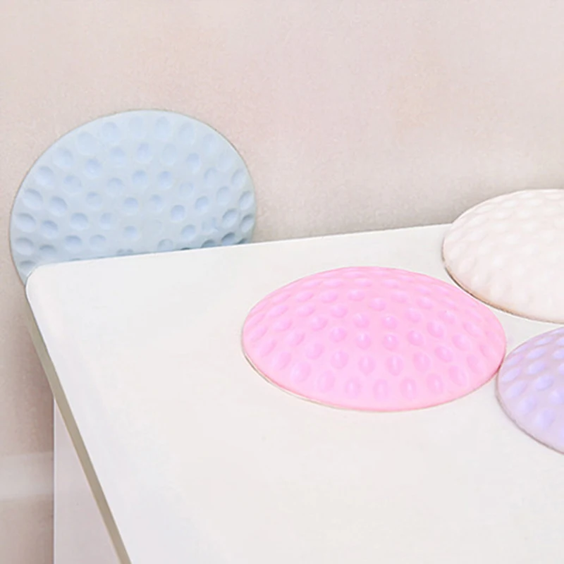 

10 Pcs Baby Anti-collision Cushion Rubber Mat Protective Mute Doorknob Safety Lock Viscose Pad Kids Protection Accessories