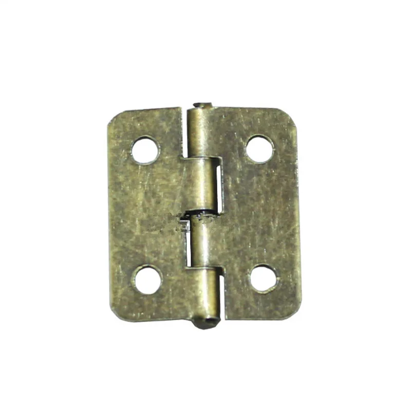 

Bronze Tone Cabinet Door Luggage Hinge,4 Holes Decor,Furniture Decoration,Antique Vintage Old Style,18*16mm,10Pcs