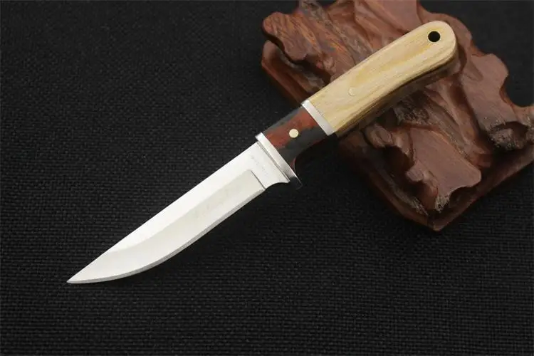 Боевой нож с фиксированным лезвием, карманные ножи для выживания на природе, охотничьи портативные тактические инструменты EDC для дайвинга, деревянные инструменты