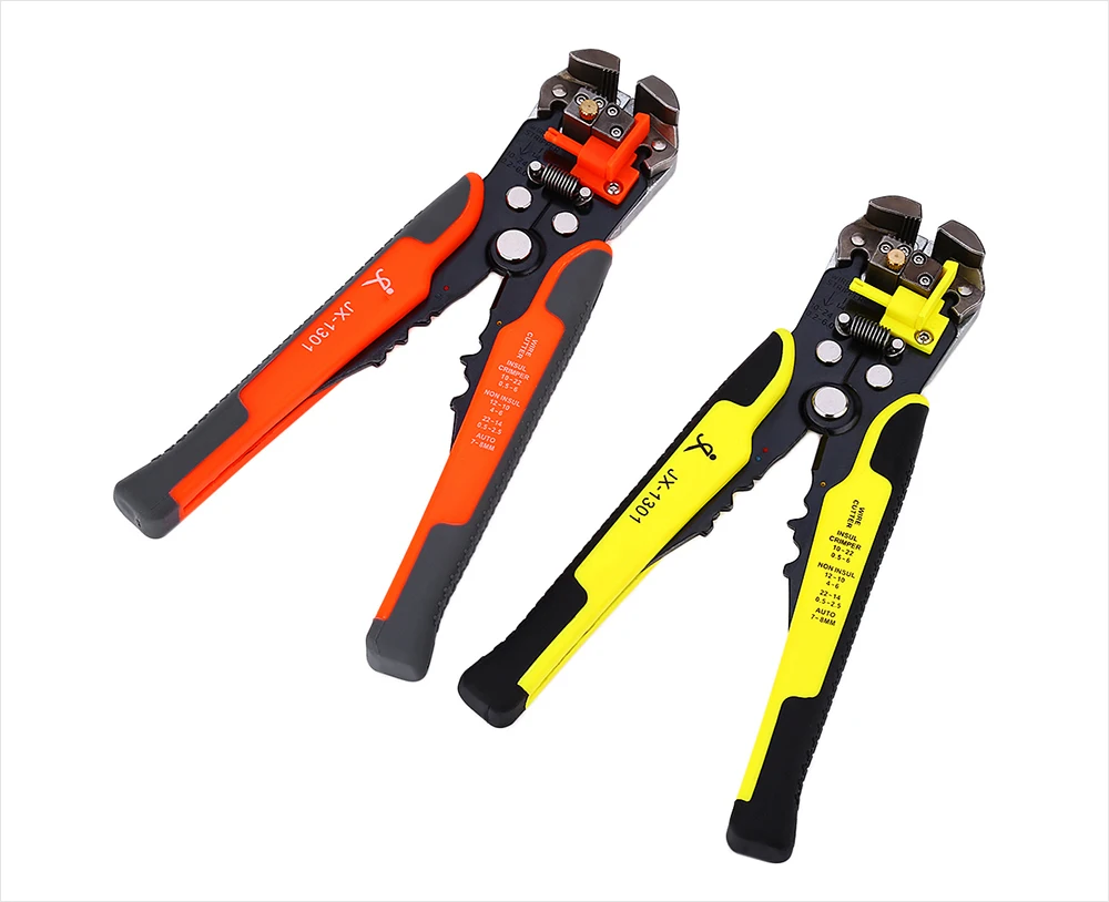 

JX1301 Cable Wire Stripper Cutter Crimper Automatic Multifunctional TAB Terminal Crimping Stripping Plier Tools