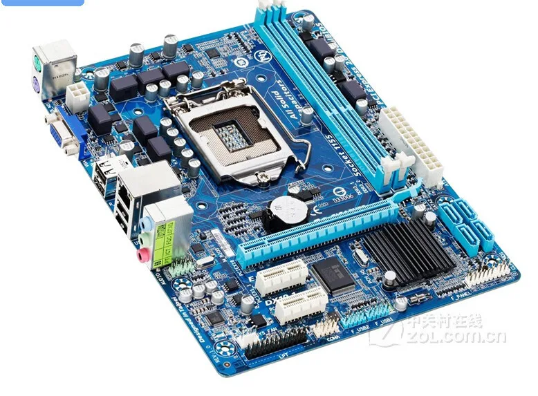 GIGABYTE GA-H61M-DS2 рабочего Материнская плата H61M-DS2 LGA 1155 i3 i5 i7 DDR3 16G uATX ПК платы