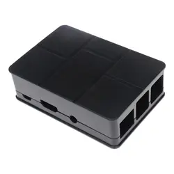 Raspberry Pi 3 Модель B ABS корпус черный Professional ABS пластиковая коробка для Raspberry Pi 3 Модель B +