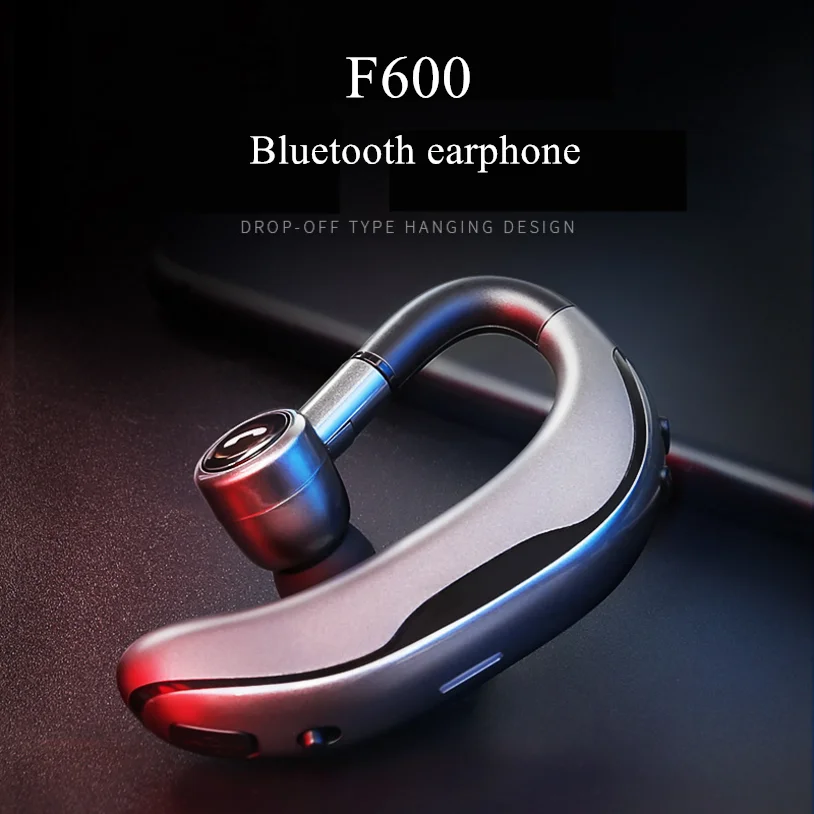 

Waterproof business Bluetooth headset wireless headset driving universal earbuds F600 Bluetooth 4.1 long standby with microphone