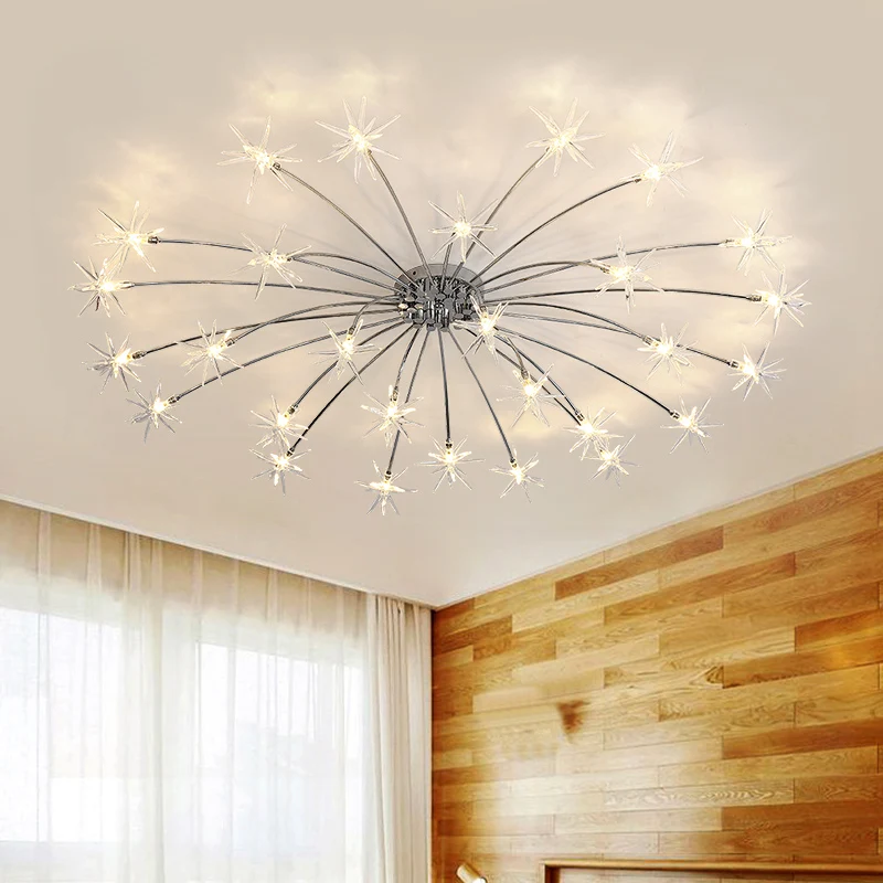 Современные потолочные светильники, креативная Европейская потолочная лампа, светодиодная лампа для гостиной, спальни, гостиной, ресторана, столовой, декоративное освещение