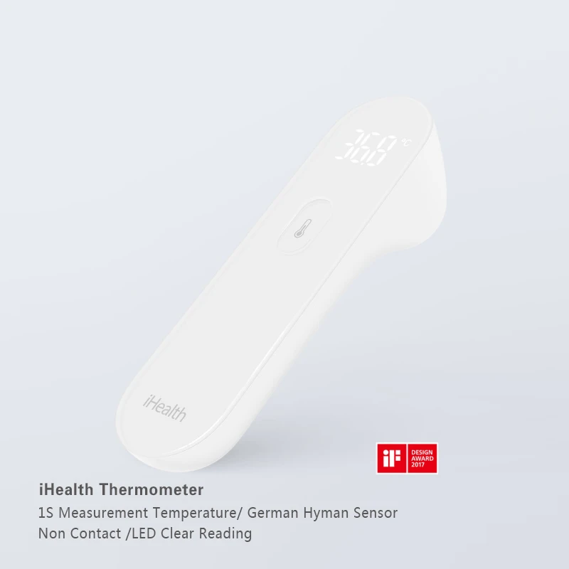 XIAOMI iHealth цифровой инфракрасный термометр Детский термометр бесконтактный лоб термометр скорость электронный термометр