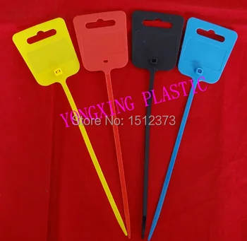 

20pcs/bag marker cable tie 5*250 self-locking nylon66 94V-2 Zip tie black red yellow blue 4 color