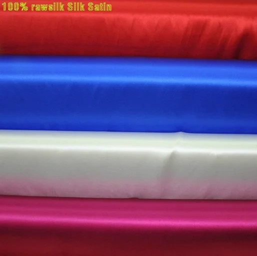 

16m/m 100% pure rawsilk Silk Satin fabric,high standard fabric for formal,wedding and bridal dresses,luxurious and noble
