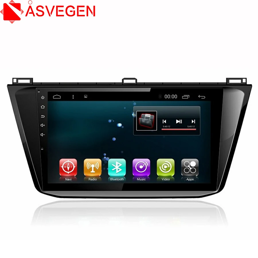 Asvegen 10 2 ''Android 7 1 четырехъядерный HD сенсорный экран Аудио мультимедийный стерео
