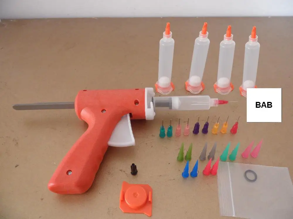 New 10ML manual syringe gun/ Epoxy Caulking Adhesive Gun single liquid glue gun/dispense gun with dispense tips & syringe barrel New 10ML manual syringe gun/ Epoxy Caulking Adhesive Gun single liquid glue gun/dispense gun with dispense tips & syringe barrel