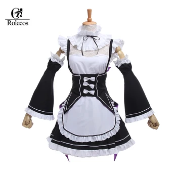 

Rolecos Re:Life in a different world from zero Rem Ram Cosplay Costumes Plus Size