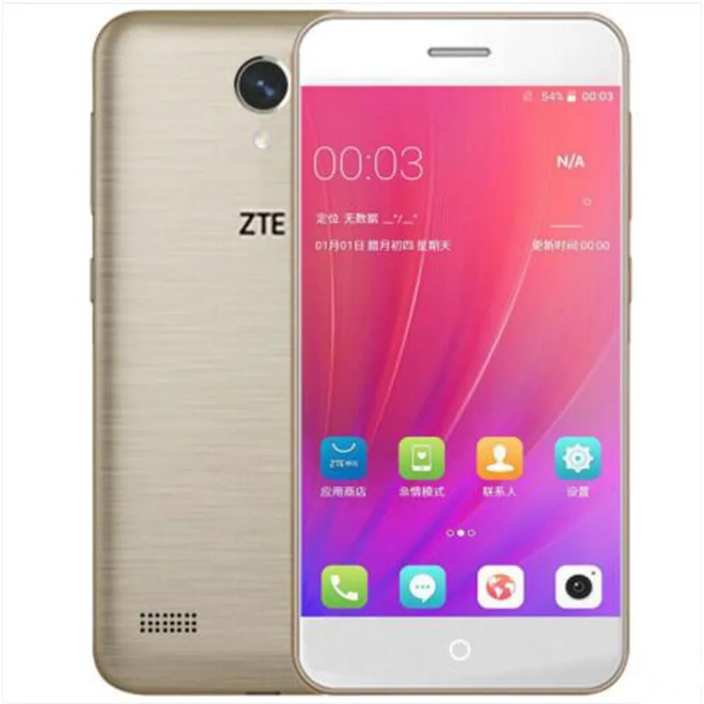 Zte лезвие A520 мобильный телефон 1/2GB 8 GB/16 GB 5," 1080*720 4 ядра Android 6,0 Dual SIM 8MP+ 2MP gps 2400 мА/ч, Батарея 1,25 ГГц телефона