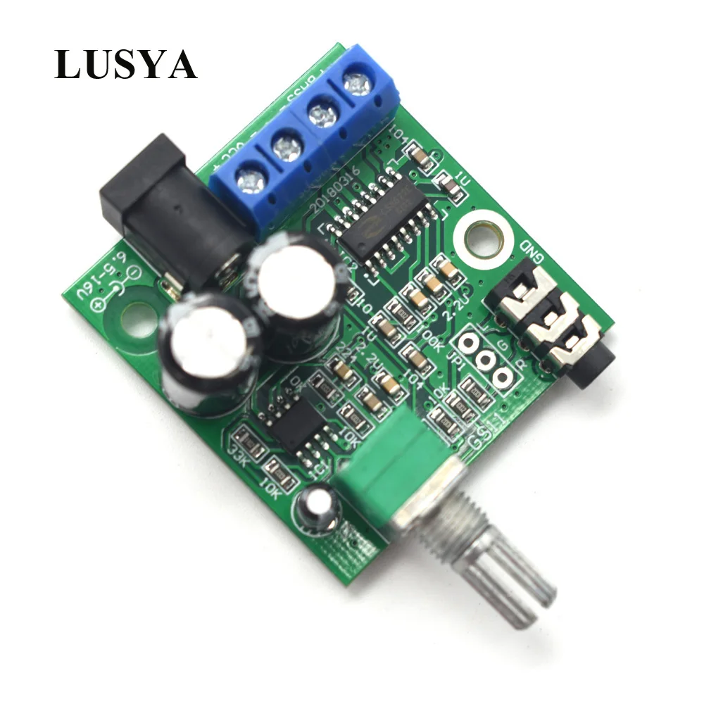 

Lusya 25W Pure Subwoofer Amplifier Speaker Board Mono Bass For 3.5-5" inch 4-6OHM 20W-50W Subwoofer Speaker DC12V A7-010