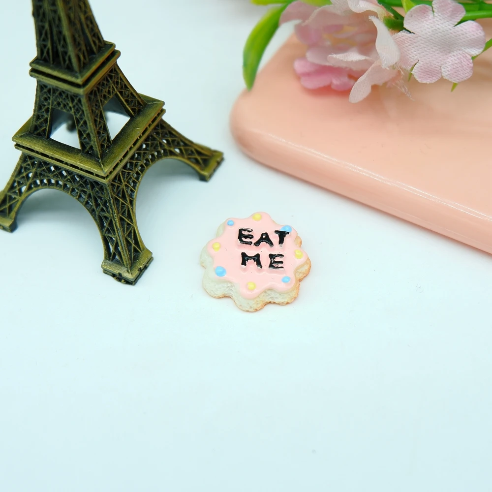 Kawaii Eat me торт Пряничный человечек Печенье flatback Кабошон для телефона деко волосы